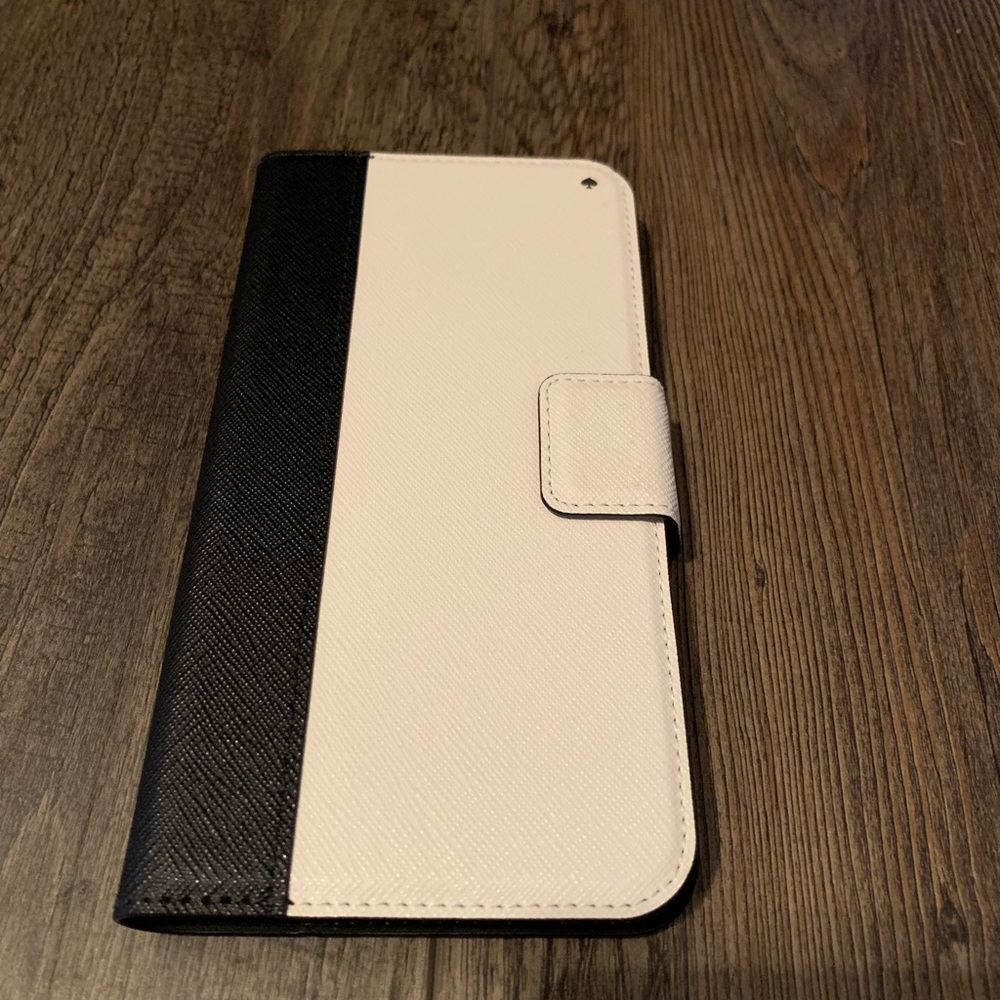 New Vegan Leather kate spade iPhone Folio Style Case